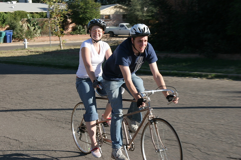 Mike and Katye Tandom Bike 04 sm