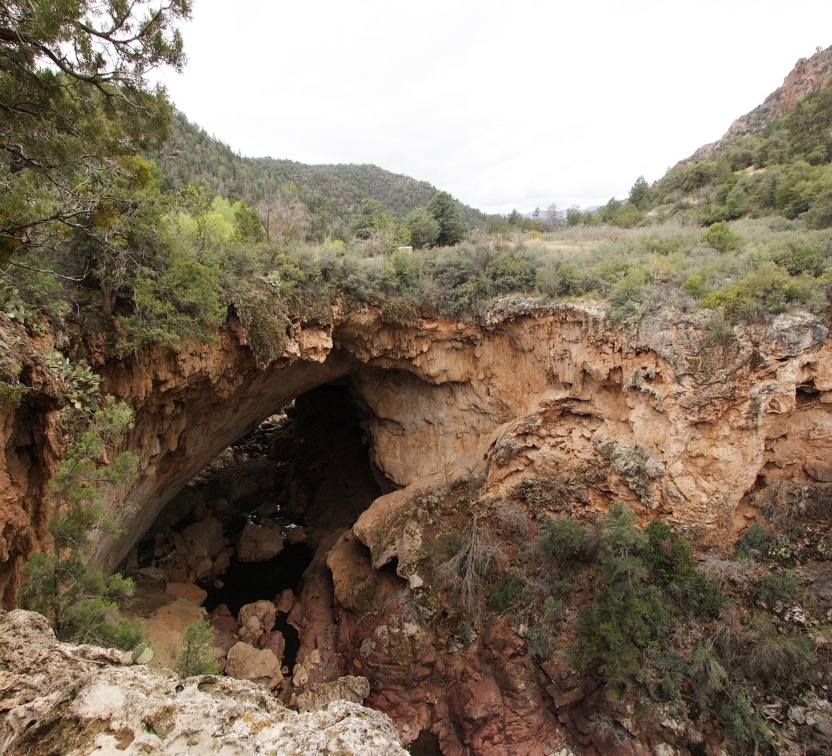 Tonto Natural Bridge Exit from Viewpoint