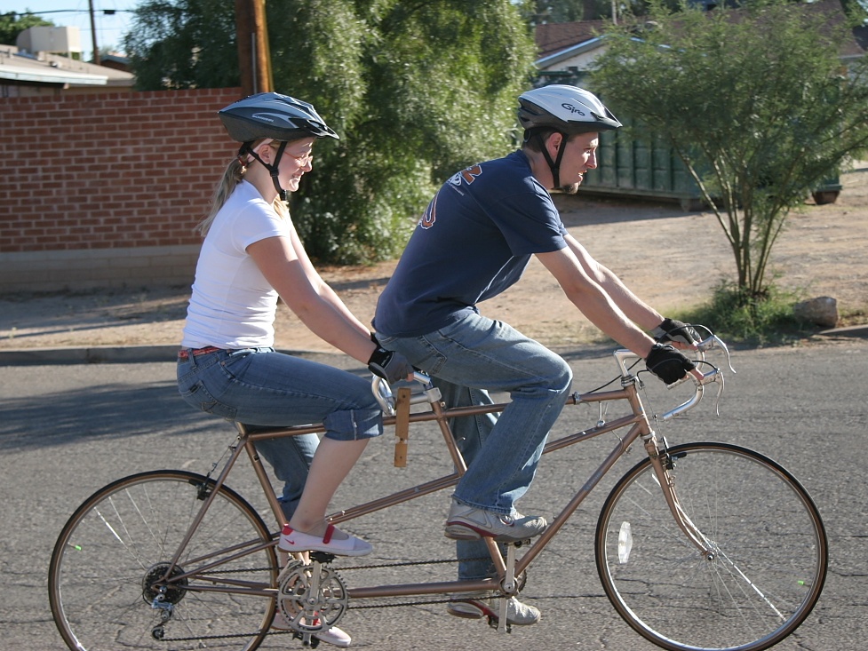 Mike and Katye Tandom Bike 05 sm